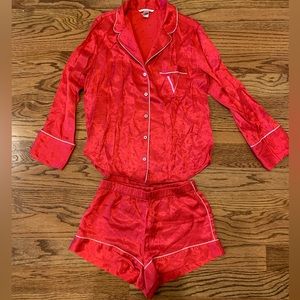 Victoria’s Secret pajama set (long sleeve top in size S and  shorts in size XS)